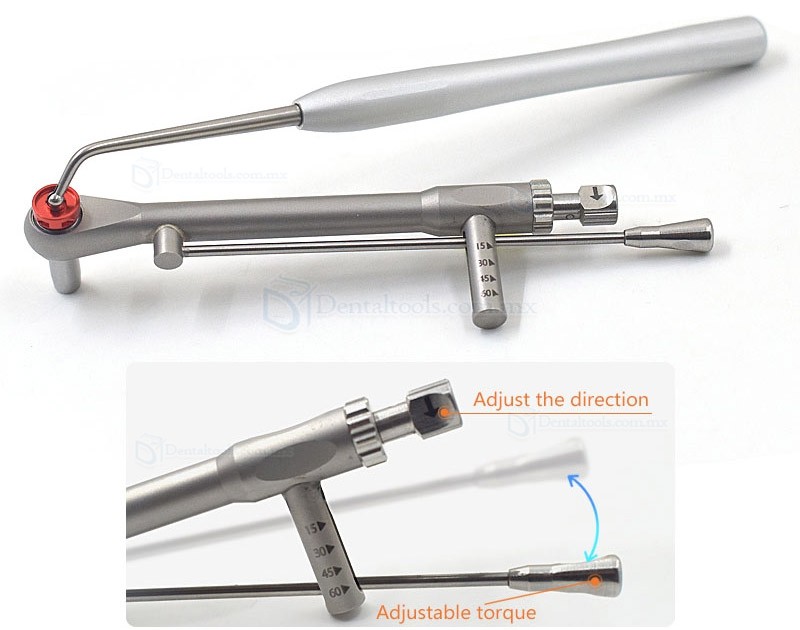 Kit prot&eacute;sico universal para implantes con llave de torque y portapuntas